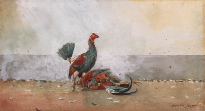 Il combattimento dei galli da Winslow Homer