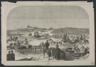 Il viale di Central Park, New York, settembre 1860 da Winslow Homer
