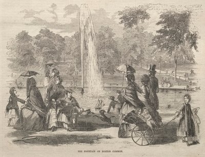La fontana del Boston Common da Winslow Homer