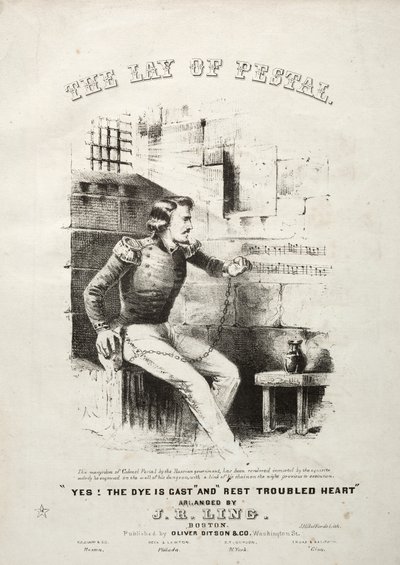 La stesa di Pestal - Copertina dello spartito da Winslow Homer