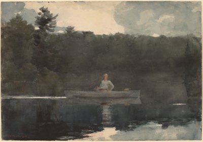 Il pescatore solitario, 1889 da Winslow Homer