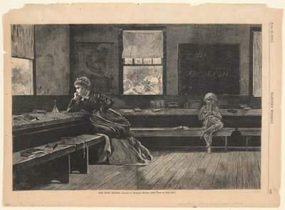 La pausa di mezzogiorno, da Harper da Winslow Homer