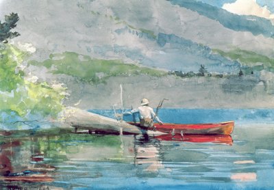 La canoa rossa da Winslow Homer