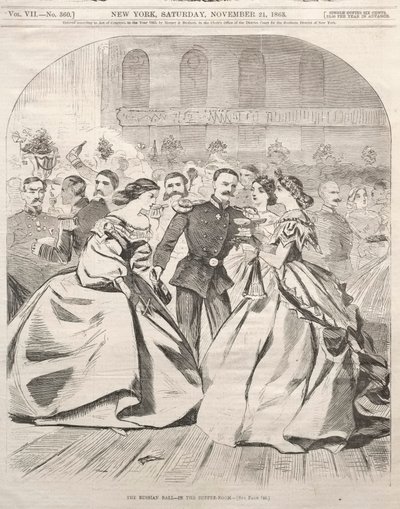Il ballo russo - Nella sala da pranzo da Winslow Homer