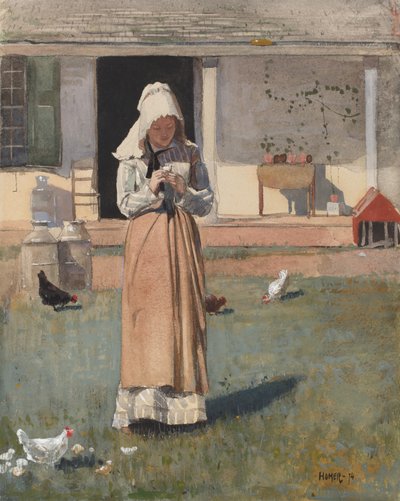 Il pollo malato da Winslow Homer