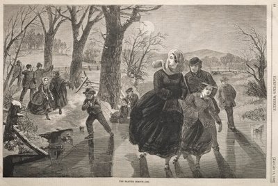 La stagione del pattinaggio - 1862 da Winslow Homer