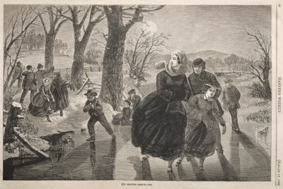 La stagione del pattinaggio - 1862 da Winslow Homer
