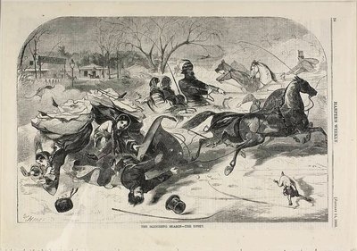 La stagione delle slitte: il rovescio della medaglia da Winslow Homer