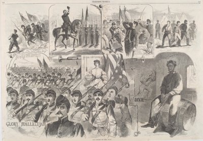 I canti di guerra, pubblicato 1861 da Winslow Homer