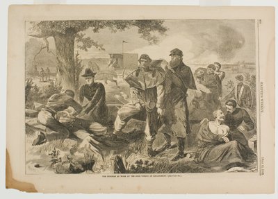 Il chirurgo al lavoro nelle retrovie durante un ingaggio da Winslow Homer