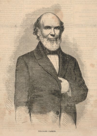 Theodore Parker, da "Pictorial Drawing-Room Companion" di Ballou, 6 novembre 1858. da Winslow Homer