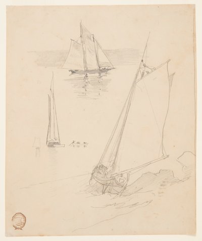 Tre Schizzi di Goletta da Winslow Homer