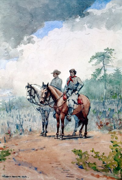 Due scout federali, 1887 da Winslow Homer