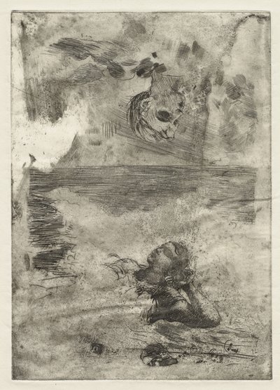 Due teste, studio dopo "Undertow" da Winslow Homer