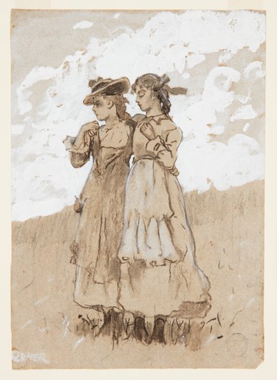 Due Ragazze Giovani da Winslow Homer