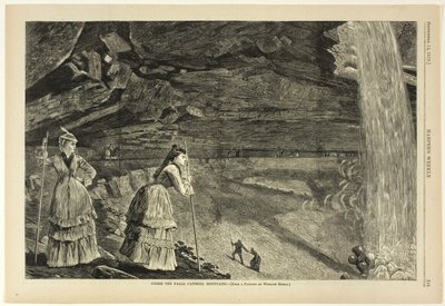 Sotto le cascate, montagne Catskill da Winslow Homer