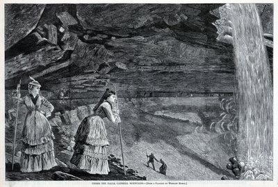 Sotto le cascate, Catskill Mountains, da Harper