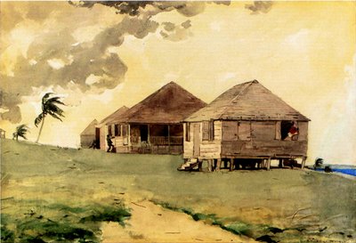 Tornado in arrivo, Bahamas, 1885 da Winslow Homer