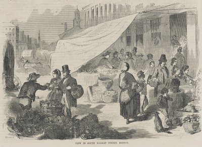 Veduta di South Market Street, Boston da Winslow Homer