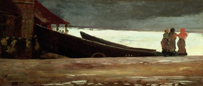 Osservando una Tempesta sulla Costa Inglese da Winslow Homer