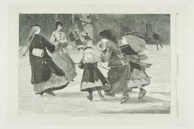 "Inverno" - Scena di pattinaggio da Winslow Homer