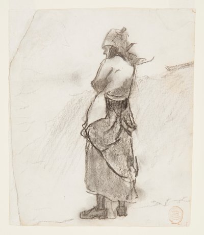 Donna che guarda il mare, Cullercoats, Inghilterra da Winslow Homer