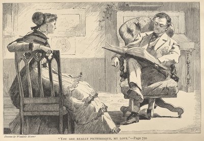 "Sei davvero pittoresco, amore mio". da Winslow Homer