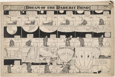 Sogno del demone del rarebit: Ecco che arriva Washington da Winsor McCay