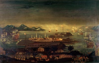Battaglia di Bunker Hill, 17 giugno 1775 da Winthrop Chandler