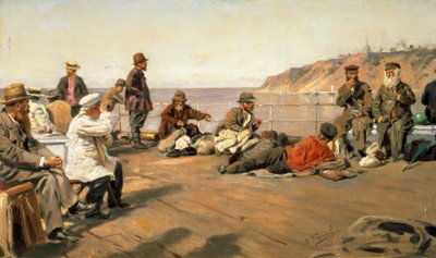 Sul ponte da Wladimir Jegorowitsch Makowski