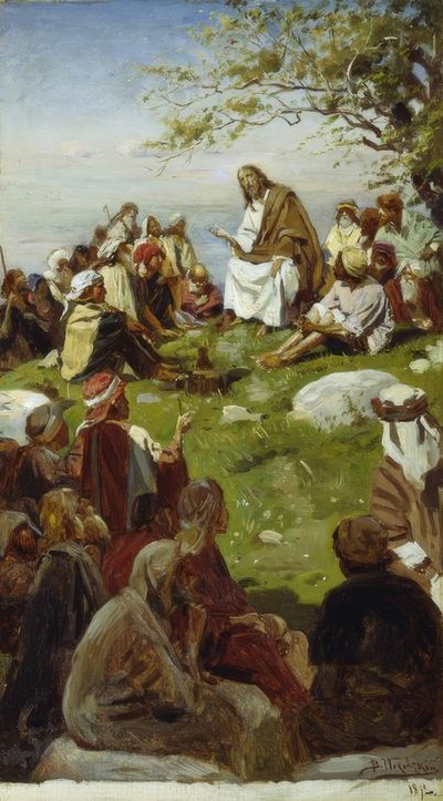 Il sermone della montagna da Wladimir Jegorowitsch Makowski