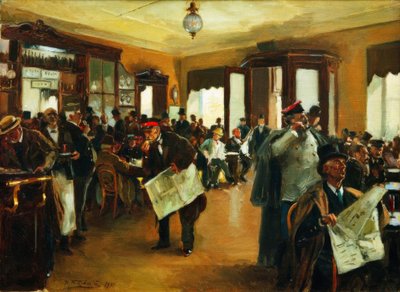 Al caffè Dominique da Wladimir Jegorowitsch Makowski