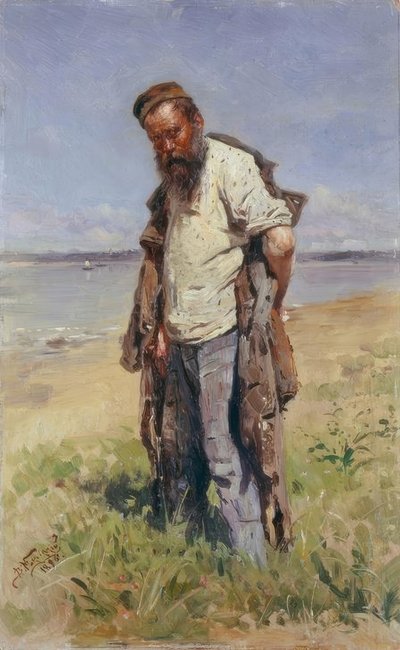 Uomo al fiume da Wladimir Jegorowitsch Makowski