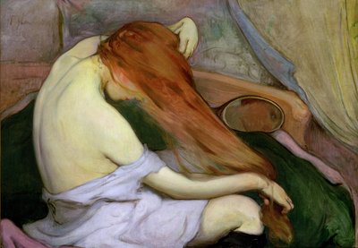 Donna che si pettina, 1897 da Wladislaw Slewinski