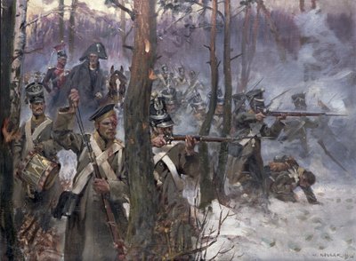 Battaglia di Olszynk Grochowsk, Varsavia, 25 febbraio 1831 da Wojciech Kossak