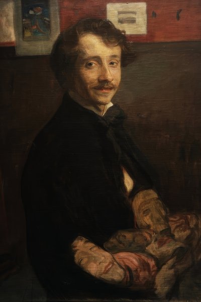Autoritratto con maschere da Wojciech Weiss