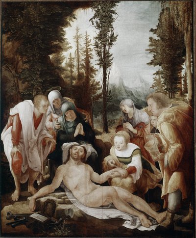 Compianto sul Cristo morto da Wolf Huber