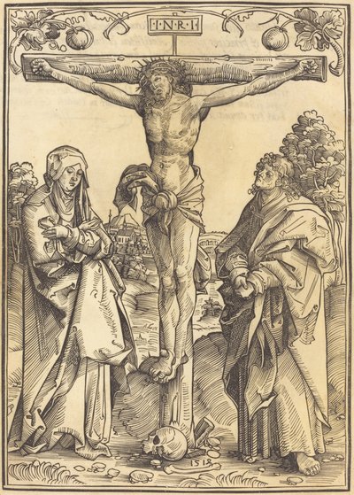 Cristo sulla croce con Maria e Giovanni da Wolf Traut