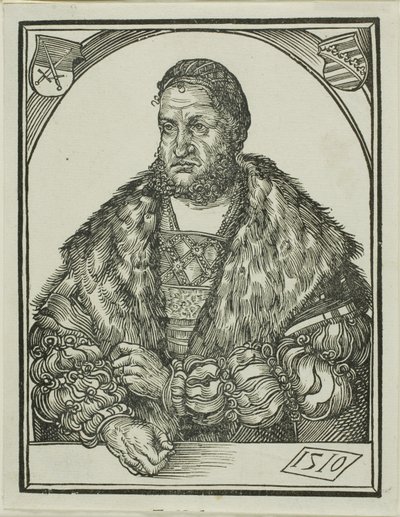 Elettore Federico III di Sassonia, da Speculum intellectuale felicitatis humane da Wolf Traut