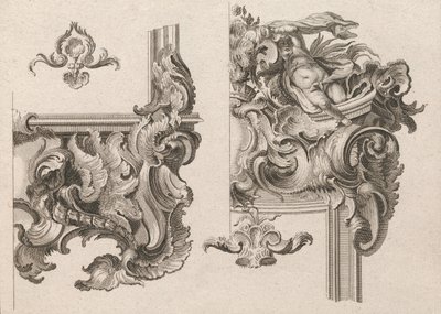 Suggerimento per la decorazione della parte inferiore destra e superiore destra di una cornice d