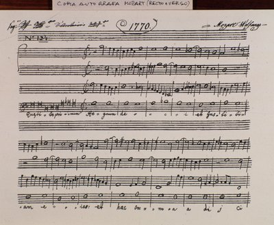 Pagina di spartito per Querite primum regnum Dei di Mozart da Wolfgang Amadeus Mozart