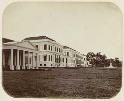 Palazzo di Daendels in Waterlooplein a Batavia da Woodbury and Page