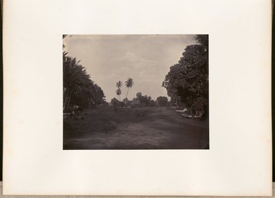 [Lavori di pavimentazione della strada di Prapatan, Batavia]. da Woodbury and Page