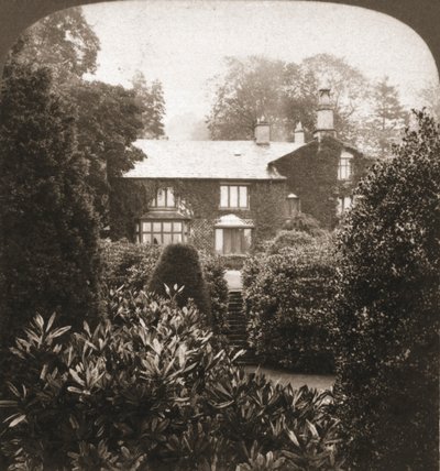 Rydal Mount, casa di William Wordsworth, Lake District, Inghilterra, 1903 da Works and Sun Sculpture Studios