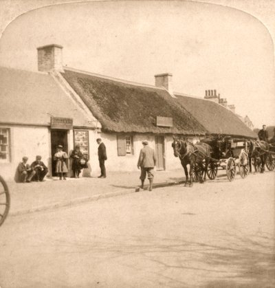 Il Luogo di Nascita di Robert Burns, Ayr, Scozia, 1896 da Works and Sun Sculpture Studios