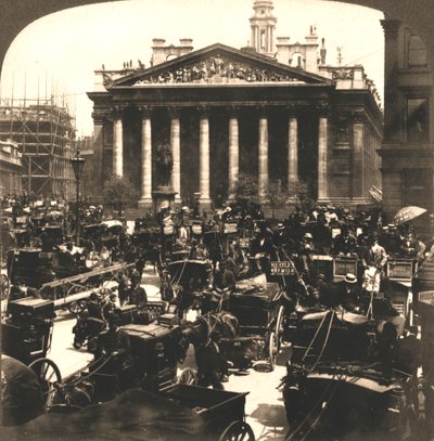 La Borsa Reale, Londra, 1896 da Works and Sun Sculpture Studios