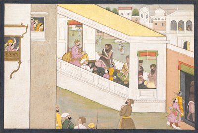 Rama e Lakshmana da ragazzi assistono il saggio Vishvamitra: Folio da un disperso da Workshop active in the First generation