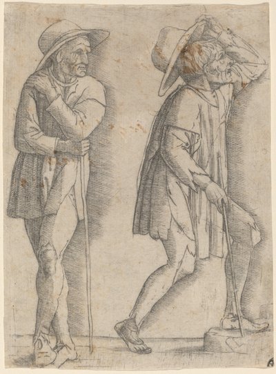 Due Contadini da Workshop of Andrea Mantegna
