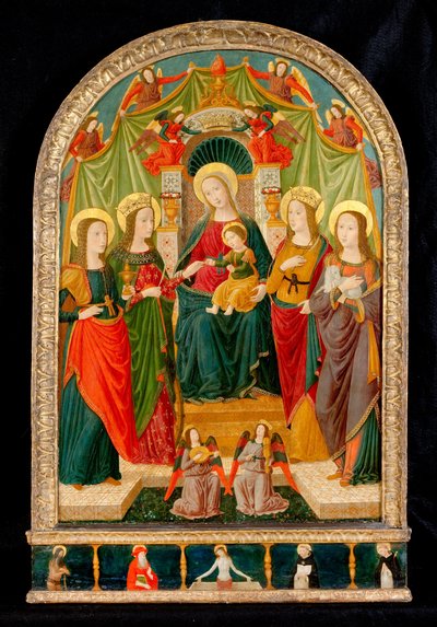 Il Matrimonio Mistico di Santa Caterina da Benozzo di Lese di Sandro Gozzoli