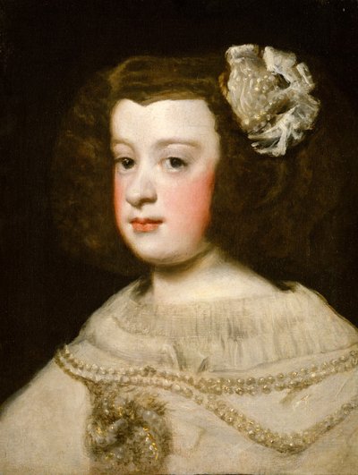 Maria Teresa, Infanta di Spagna, metà del XVII secolo da Workshop of Diego Rodríguez de Silva
